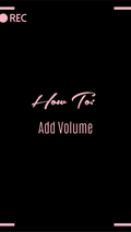 HOW TO: Add Volume