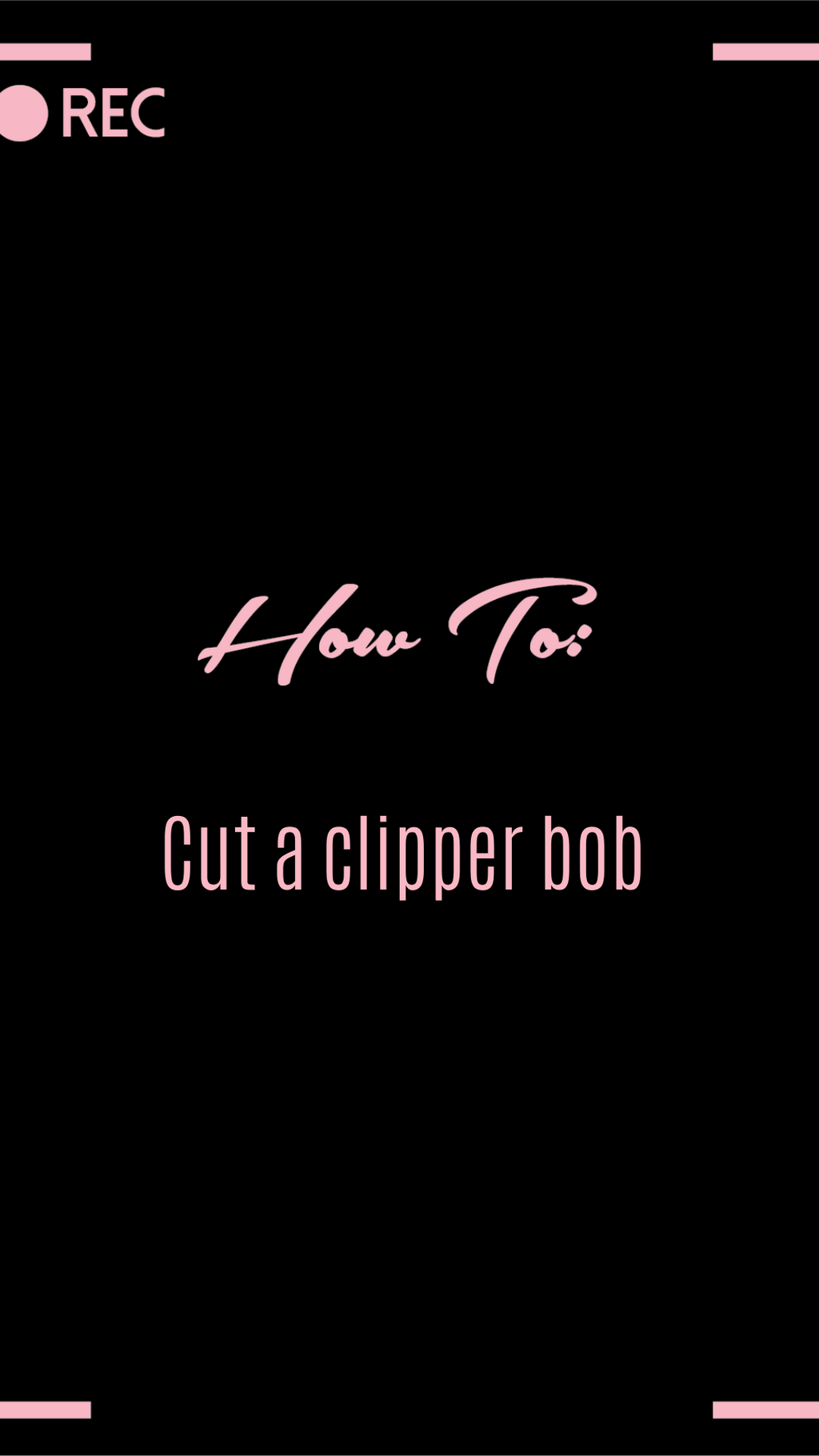 HOW TO: Cut a clipper Bob (UPDATED)