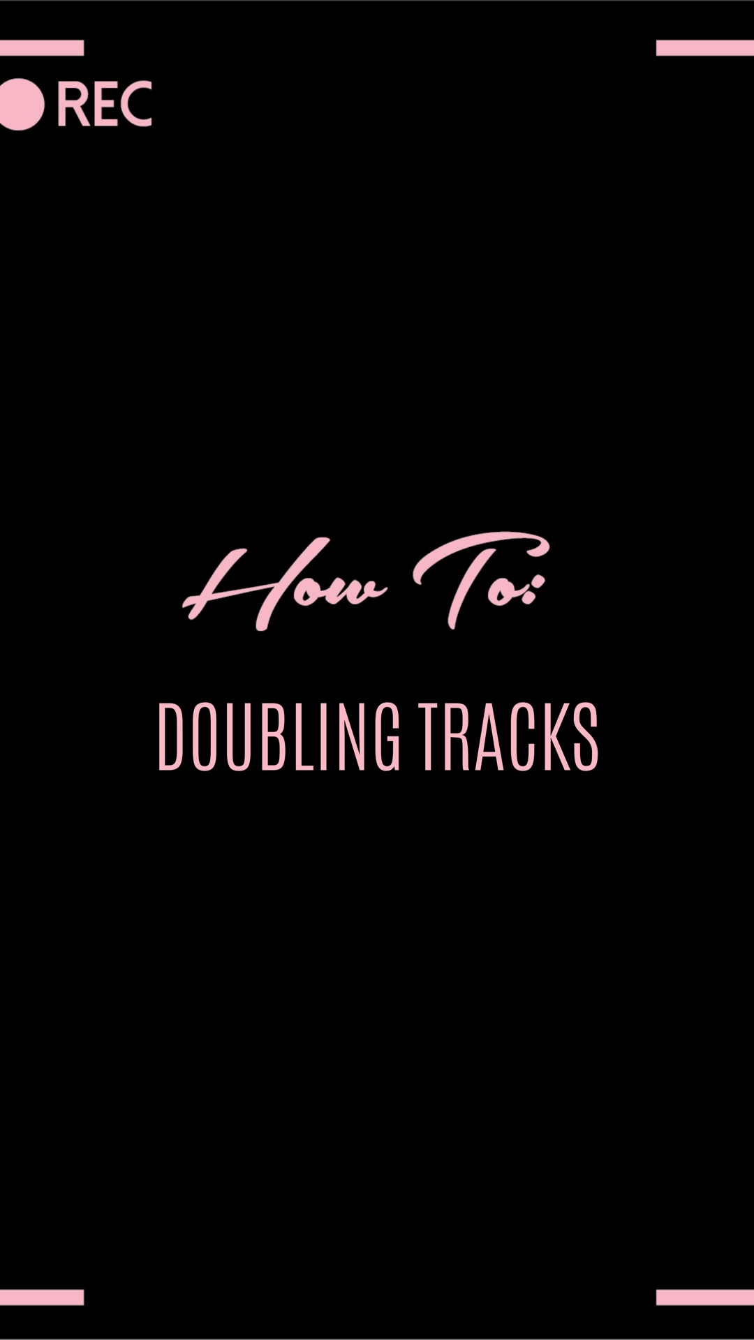 How to: Double Tracks